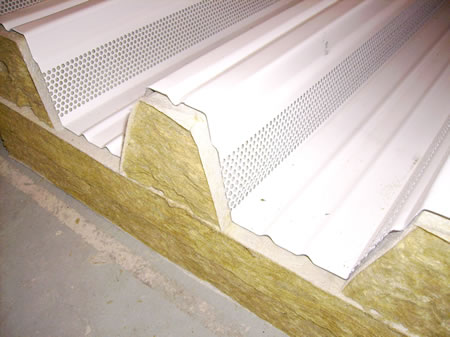 sound absorbing construction materials tata steel sandwich panels