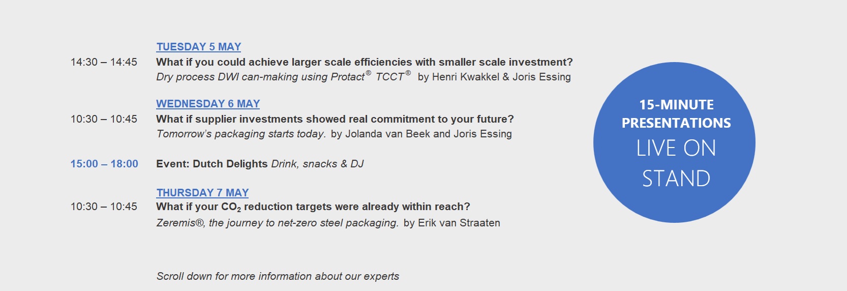 Program Metpack Tata Steel