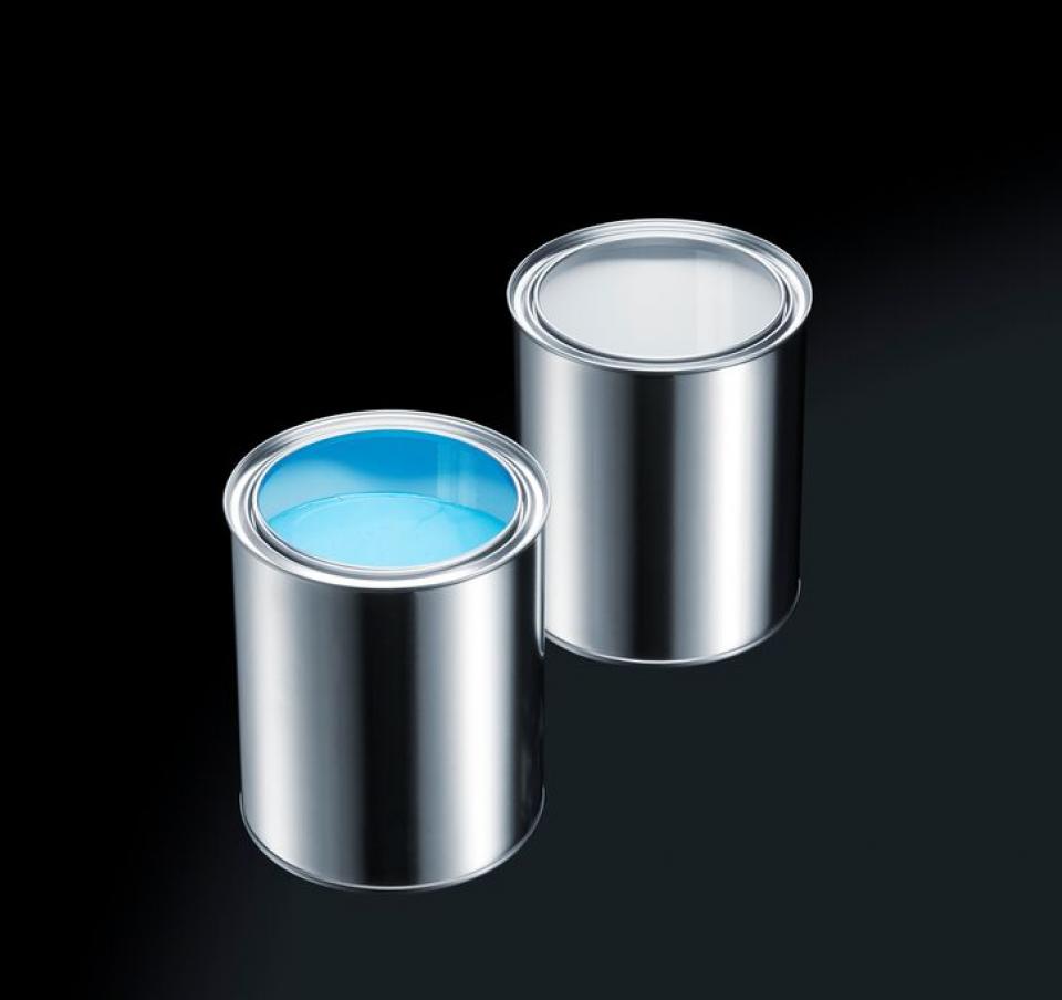 Two paint cans Two paint cans