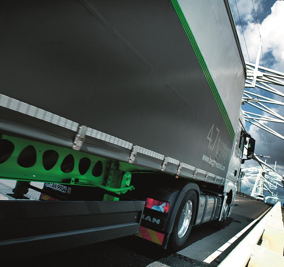 Trailer using Ympress HSLA steel Trailer using Ympress HSLA steel