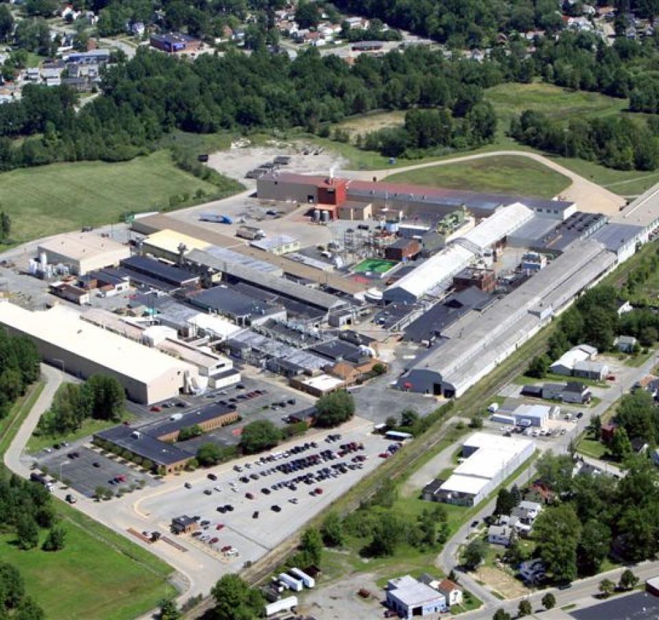 Aerial photo of Thomas Steel Strip