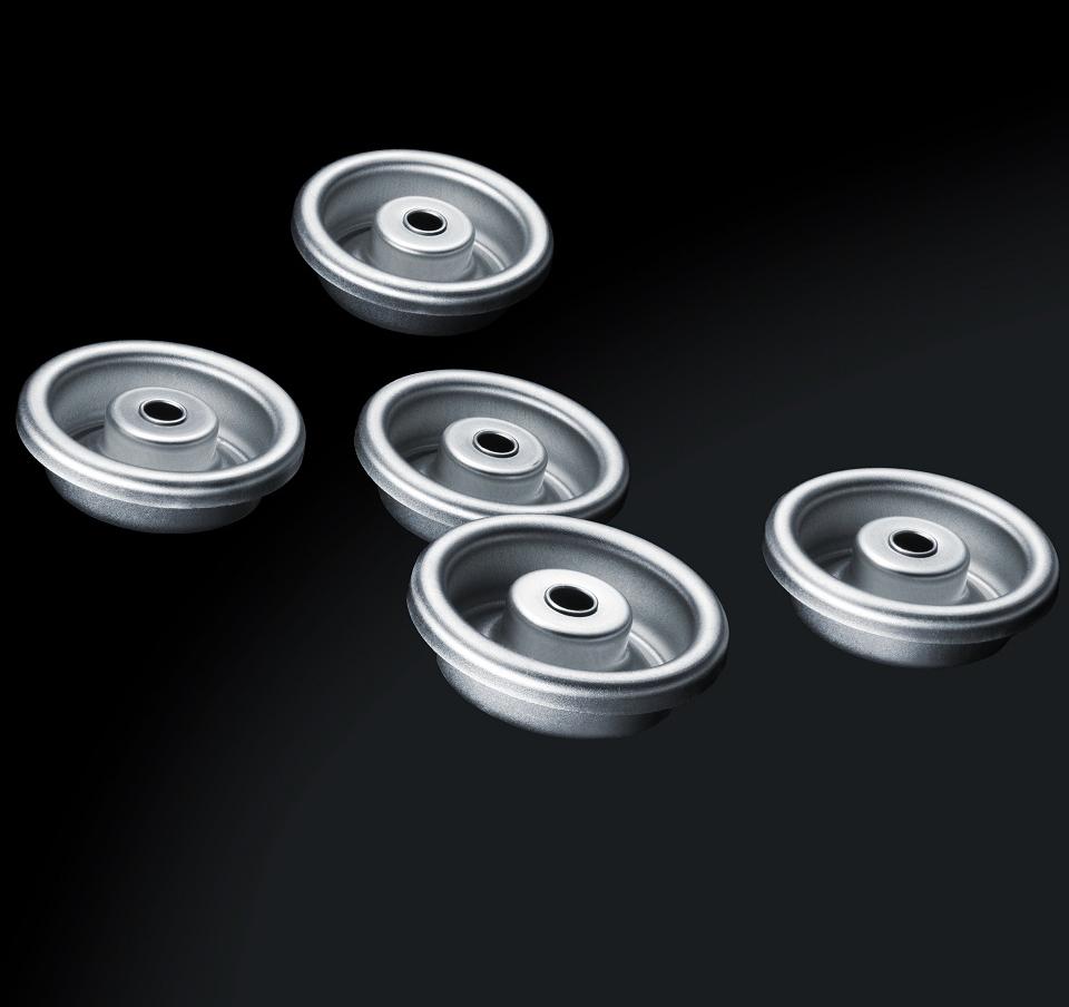 Tinplate for aerosol valve caps requires both high strength with improved formability Tinplate for aerosol valve caps requires both high strength with improved formability