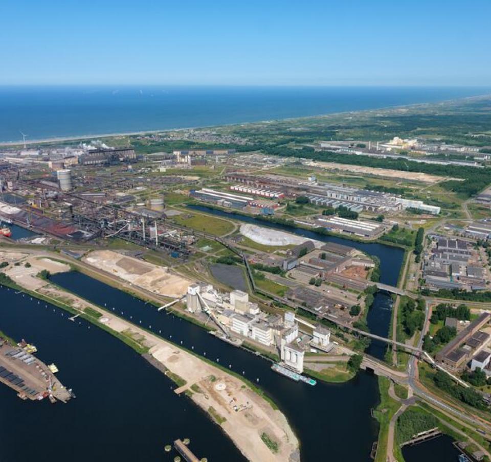 Tata Steel aerial photo 